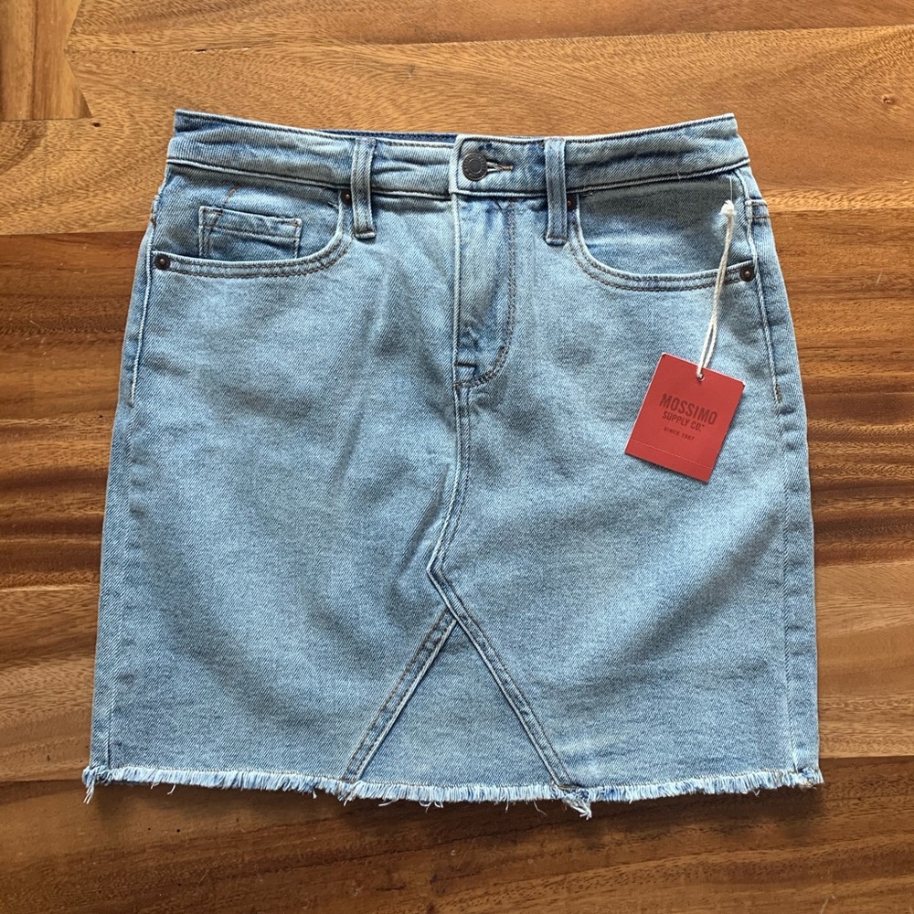 Target mossimo denim skirt